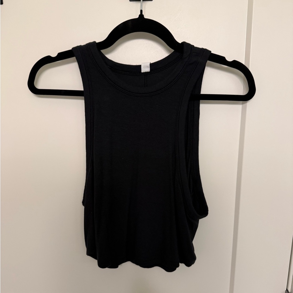 Lululemon Black Sleeveless Women's Crop Tank